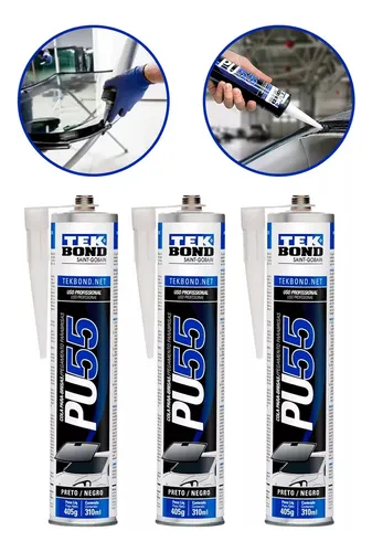 [N5602] TEKBOND SELLADOR PARABRISAS NEGRO PU 55 310ML