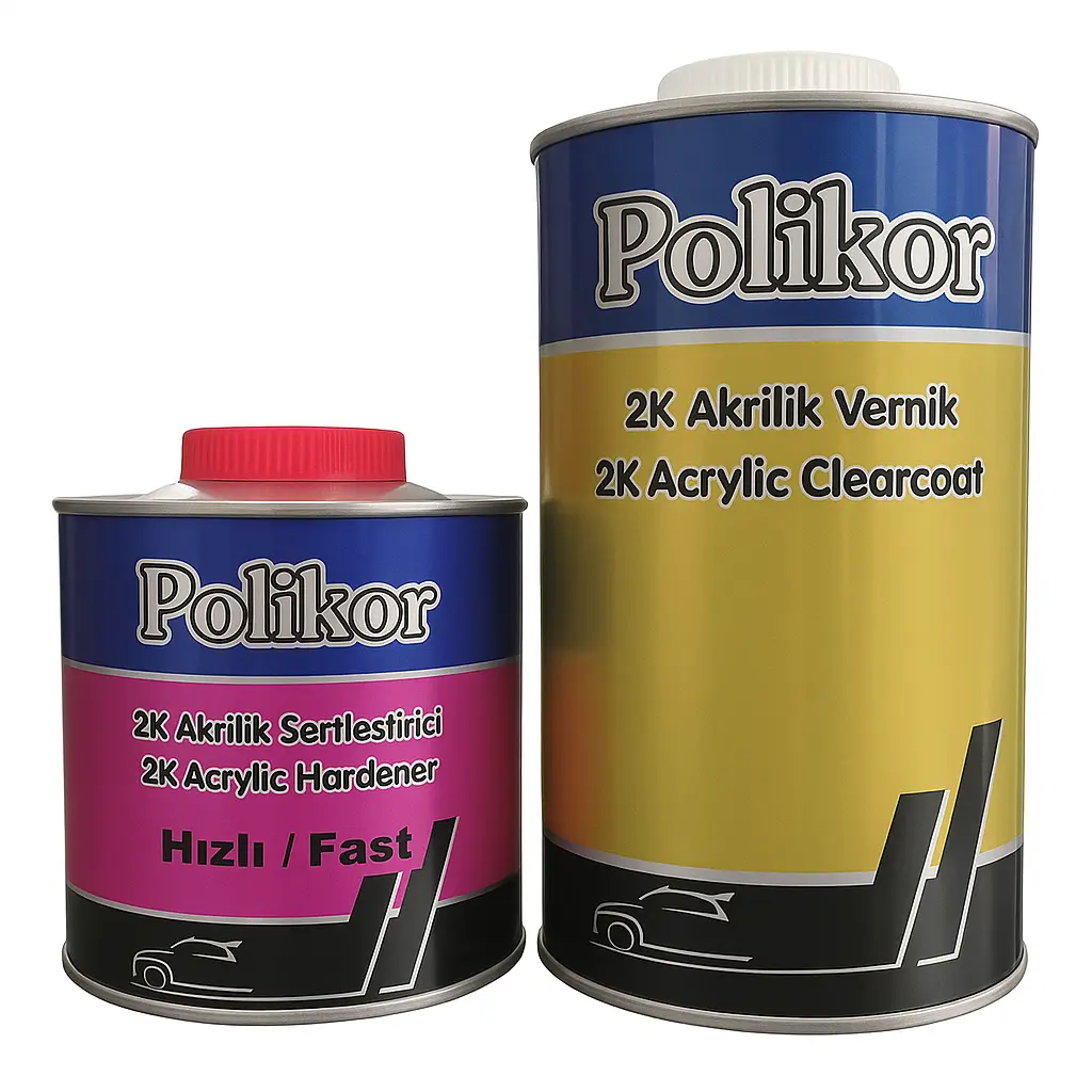 [KITPKCC1] KIT POLIKOR BARNIZ CLEAR PU Automotriz HS Kit 1.5 LT