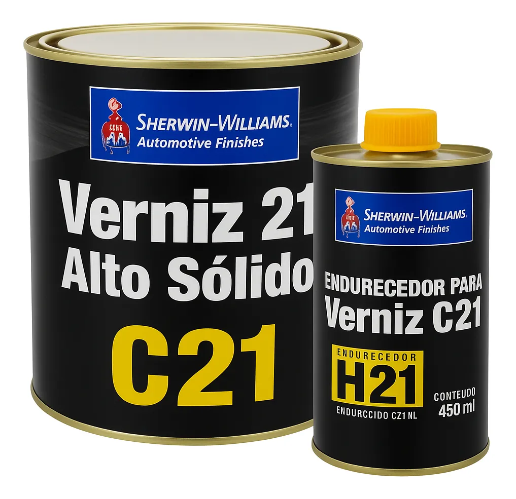 [KITC2109LT] KIT SHERWIN BARNIZ CLEAR C21 0,9LT + CATA H21 450 ML